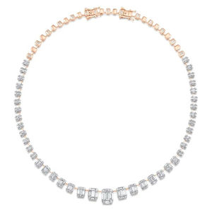 Collar de Plata de Ley 925 de Alta Calidad con Doble Hilera de Diamantes de Moissanita, Diseño Romántico, Conjunto de Novia a la Moda, Aniversario - Product Image 5