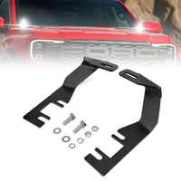 Support de fixation robuste pour charnières de capot, pour feux de travail auxiliaires LED tout-terrain, compatible Ford Ranger 2023 2024 2025