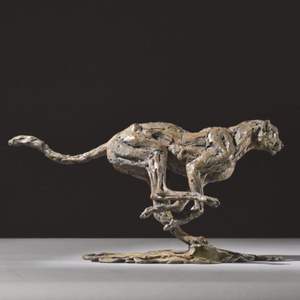 Cast bronzo statua di tigre animale scultura ornamento per la decorazione della casa in metallo artigianato prodotto - Product Image 4