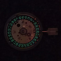 Mouvement Seik NH34A d'origine japonaise, haute précision, mécanique automatique à remontage automatique, mouvement NH34 GMT, accessoires de montre personnalisés