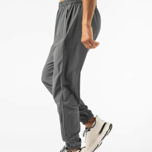 Hombres de alta calidad personalizable culturismo gimnasio pantalones transpirable algodón/poliéster verano chándales ecológico impreso - Product Image 2