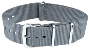 Unisex N294 Light Gray 14-22mm Nylon Sports Smartwatch Band Stainless Steel Adjustable Breathable Elastic Soft Lightweight - Product Image 2