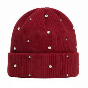 Gorro de Invierno de Jacquard de Buena Calidad, Estilo 2026, Gorro de Moda con Pedrería de Alta Calidad para Unisex - Product Image 1
