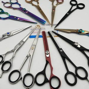 Barbiers professionnels ciseaux à effiler les cheveux ciseaux à dents en acier inoxydable pour outil de coupe de cheveux de coiffure à domicile - Product Image 6