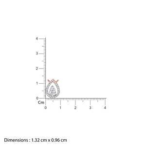 สร้อยคอเพชรรูปหยดน้ำสีโรสโกลด์ที่มีมนต์ขลัง - Product Image 4