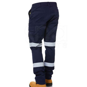 Venta directa de fábrica Pantalones de trabajo de color sólido impermeables Pantalones DE TRABAJO reflectantes de alta visibilidad - Product Image 4