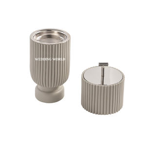 Porte-encens de luxe décoratif de forme ronde en bois Bakhoor vente chaude fantaisie métal Mubkhar - Product Image 2