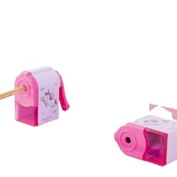 Taille-crayon manuel à manivelle pour crayons de différentes tailles, idéal pour l'usage quotidien des étudiants