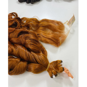 Ginger Bouncy Dancing Curl Hair Borgoña Double Drawn 100% Extensiones de cabello humano Proveedor de cabello de lujo Color oscuro Precio al por mayor - Product Image 3