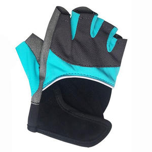 Men's White Neoprene <b>Fitness</b> <b>Gloves</b> for Gym Training Bodybuilding and Ski Sports for Weight Lifting - Product Image 2