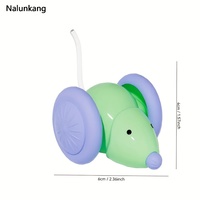 Jouet pour chat automatique rechargeable, souris interactive intelligente à mouvement automatique, multi-vitesses, pour intérieur, accessoires pour animaux de compagnie en gros