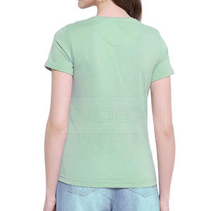 Camiseta de poliéster para correr de secado rápido para mujer, Camiseta deportiva personalizada para gimnasio, camisetas para mujer - Product Image 2