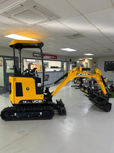 Mini-excavatrice sur chenilles JCB 18Z-1 d'occasion 2018, jaune, capacité de la benne 0,11 m³, composant moteur essentiel - Product Image 1