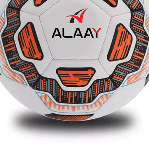 Alaay, balón de fútbol personalizado de tamaño oficial 5, Fútbol cosido a máquina de cuero de PVC suave para juegos y entrenamiento al aire libre - Product Image 5