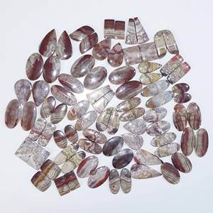 Natural Crazy Lace Agate Par Cabujón Piedras preciosas sueltas Cabujones naturales Piedras preciosas sueltas del exportador indio - Product Image 6