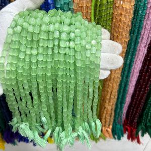 Prehnite Monalisa ลูกปัดพลอยสีเขียวเรียบรูปทรงก้อนกลมสำหรับทำเครื่องประดับและหัตถกรรมลูกปัดอัญมณีแบบเรียบ - Product Image 4