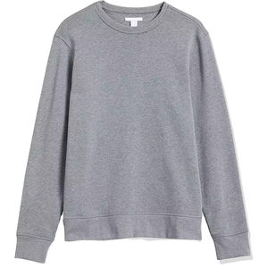 Sudadera unisex de invierno de algodón pesado 100%, jersey de cuello redondo con logotipo personalizado, diseño de bordado sólido, ropa en blanco de diseñador - Product Image 4