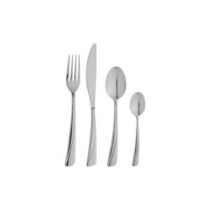 Fourchette cuillère couteau unique en argent poli miroir vaisselle royale en acier inoxydable poignée de designer ensemble de couverts - Product Image 1