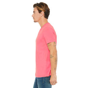 Camiseta Personalizada de Manga Corta con Cuello en V para Hombre, Transpirable, Básica y Ligera - Product Image 3