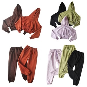 Survêtement Femme Automne Hiver Chaud Hoodies Top Suits Casual Sweatshirts à Capuche et Pantalons de Jogging Outfits Sweatpants 2 Piece Sets - Product Image 6