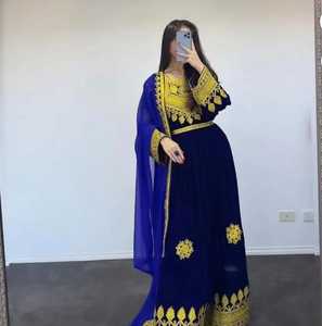 ชุดเดรสสไตล์อัฟกันสีแดง งานปัก CHARMA วินเทจ แฟชั่นทันสมัย ขายดี ราคาขายส่ง MOQ ต่ำ ปี 2026 - Product Image 3