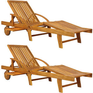 <b>Wooden</b> Sun Lounger Tania Solid teak wood <b>Foldable</b> Deck <b>Chair</b> sunbed Outdoor Patio furniture <b>Wooden</b> Material - Product Image 3