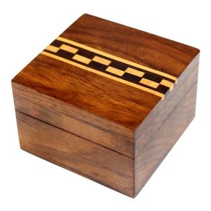 Large <b>wooden</b> <b>storage</b> trunk with chevron pattern lid decorative <b>chest</b> organizer container multipurpose rustic furniture box - Product Image 6