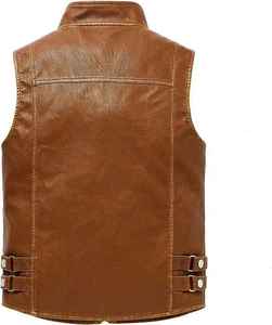 Veste de moto en cuir pour homme Vêtements de course pour moto et course automobile - Product Image 3