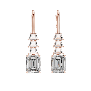 Pendientes de Diamantes CVD Cultivados en Laboratorio de 9.52 CT, VVS-VS EF, Oro de 18K, 14K, 10K y Plata 925, Oro Rosa, Amarillo, Blanco y Moissanita - Product Image 3