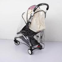 Housse de pluie universelle EVA de haute qualité pour poussette poussette Buggy landau, siège Transparent bébé voyage météo bouclier