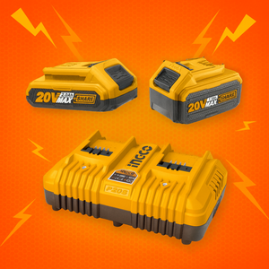 Pro gói Kit với đôi nhanh chóng sạc 4AH + 2 pin 20V 5Ah 2Ah cho công cụ điện phụ kiện - Product Image 5