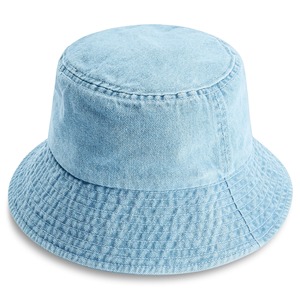 High-Quty Men's Sky Blue Buet Hat Vintage Premium Canvas Designer Logo Impreso Regar Plain Summer Aplicable Own Branded Buet - Product Image 2