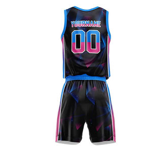 Uniformes de baloncesto personalizados de secado rápido de alta calidad, diseño OEM, Conjunto de camiseta para hombre, opciones de talla grande disponibles personalizadas - Product Image 3