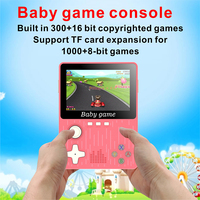 Console de jeu portable X616, lecteur d'arcade avec joystick, carte TF extensible, jouet de puzzle classique, cadeau d'anniversaire pour les enfants de 5 ans et plus