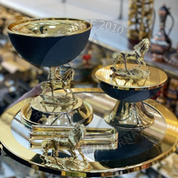 SHREE RADHEY – Brûleur d'encens en bois de santal écologique, style moderne et haut de gamme, en métal, pour cadeaux, décoration de mariage, diffuseur de table