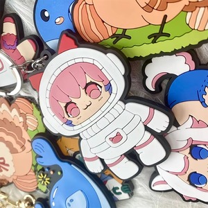 Porte-clés PVC souple 3d personnalisé/Porte-clés en caoutchouc souple/Porte-clés en silicone à prix d'usine - Product Image 4