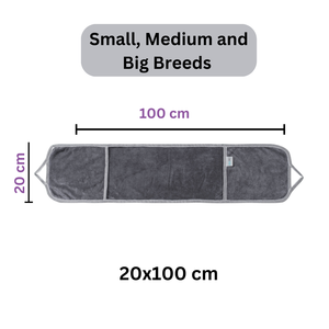 Small Classic Luxury Microfiber Pet Paw <b>Towel</b> Hand Pockets Solid Winter Spring Bathing Grooming Apparels for Pet Cleaning - Product Image 2