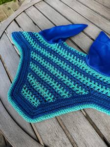 หมวกครอบหูม้าสินค้าขี่ม้าตาข่ายมีห่วงคล้องหูเพื่อความมั่นคงหมวกม้า - Product Image 3