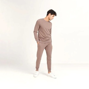 Ropa deportiva con logotipo personalizado, chándal para entrenamiento, fitness, Polar, sudadera de talla grande y pantalones de chándal, conjuntos para correr, chándal para mujer - Product Image 4