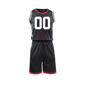 Tenue de basketball d'été pour hommes, conception personnalisée, respirante, séchage rapide, vêtements de sport à transfert thermique, maillot d'équipe, kit d'entraînement sans manches - Product Image 1