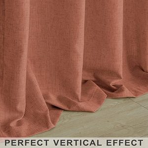 Rideaux de poche en coton riche, à prix raisonnable, personnalisables et économiques, de luxe, marron, orange, pour salon - Product Image 4