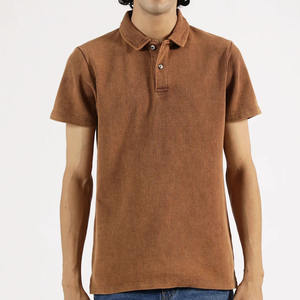 100% algodón personalizado para hombres para camisetas de polo de talla grande ajuste regular manga corta serigrafiado diseño sólido de punto para hombres - Product Image 1