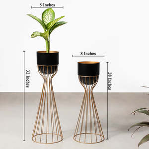 Nuovo stile artigianale in metallo inglese fioriera alla moda vaso di fiori fantasia per la decorazione della casa e il giardino di piantare la vendita calda - Product Image 1