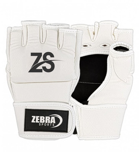 2024 venta al por mayor profesional hecho a medida medio dedo MMA guantes de agarre nuevo lanzamiento guantes de cuero en caja para adultos gran oferta - Product Image 3