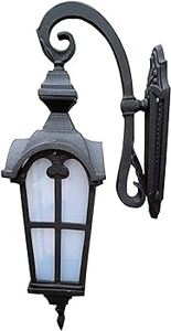 โคมไฟติดผนังกลางแจ้งในสวนอลูมิเนียมโบราณสไตล์วินเทจไฟเหล็กแกะสลักขายส่งราคาจากอินเดีย - Product Image 3