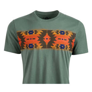 T-shirt fitness da uomo American Rag con stampa sul petto, verde, taglia M, tessuto jersey 180gsm, stampa serigrafica - Product Image 2