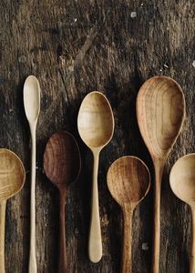 Cuillères en bois de qualité supérieure pour la cuisine-Fourchette en bois Cuillère Couteau Couverts jetables en bois Ensemble de vaisselle - Product Image 3