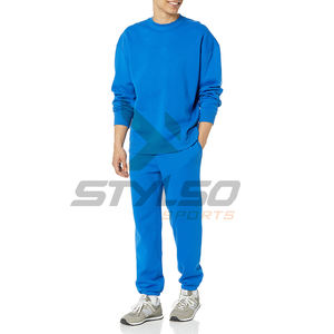 Nuevo estilo, Sudadera ligera de manga larga con cuello redondo de rizo francés para hombre, Sudadera con cuello redondo para hombre - Product Image 3