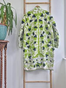 Veste pour femme brodée à la main manches longues manteau bohème unisexe - Product Image 4