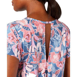 Top da donna Ideology taglie forti con stampa floreale e scollo a goccia sul retro, traspirante - Product Image 3